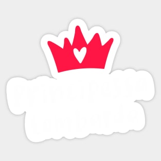 Lombardia Roots Principessa Lombarda Lombardian Princess Sticker